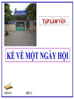 TẬP LÀM VĂN 3 MÈO Ú