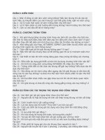 một số câu hỏi bảo vệ đồ án tốt nghiệp  XDDCN đại học mỏ địa chất hà nội