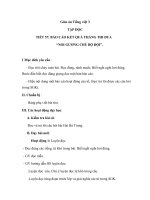 Giáo án tiếng việt 3 tuần 19 bài tập đọc   báo cáo kết quả tháng thi đua noi gương chú bộ đội 