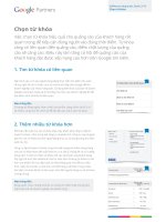 cách lựa chọn từ khoá trong youtube