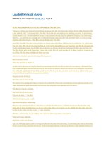 Lưu biệt khi xuất dương 