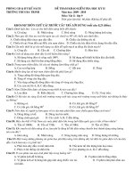 Đề thi HK2 môn vật lý