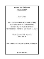 Phân tích tình hình hoạt động dịch vụ ngân hàng điện tử tại ngân hàng TMCP phát triển thành phố hồ chí minh  chi nhánh đà nẵng 