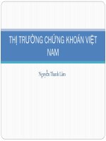 Bài giảng thị trường chứng khoán việt nam   nguyễn thanh lâm