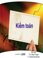 bài giảng tổng quan về kiểm toán