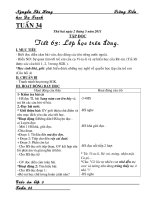 GIÁO ÁN TUẦN 34 CHUẨN KIẾN THỨC +KNS,...