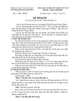 Kế hoạch tổ chức hội thi