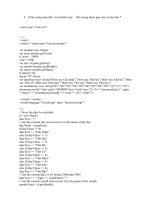 Code Chào mừng bạn đến với website này