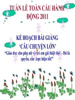 bài giảng kế hoạch lớn