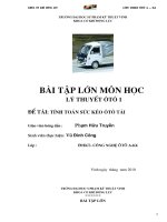 bai tap lon cong nghe o to