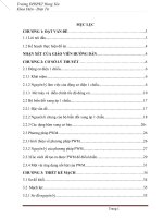 đồ án thiết kế chế tạo điều khiển tốc độ động cơ