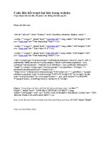 Code liên kết trượt hai bên trang website