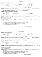 Ôn thi cho học sinh TB, yếu