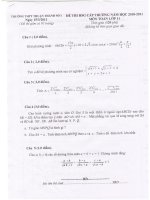 ĐỀ THI HSG TOÁN 11 THPT THUẬN THÀNH 1