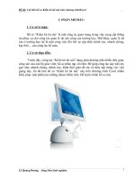 Cải tiến hồ sơ Kiểm kê tài sản trên chương trìnhExcel