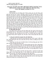 Tổ chức HĐGDNGLL theo hương tích cực 