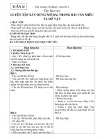 tuần 21. đủ 5 bước lên lớp. chuẩn KTKN