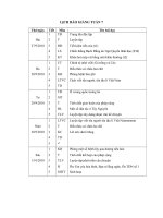 GIÁO ÁN LỚP 4 TUẦN 7 TÍCH HỢP KNS BVMT CHUẨN