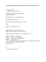 Code giúp tự bật một cửa sổ khác khi click vào bất ký link nào trên web