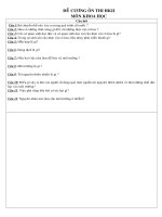 de thi khoa hoc co dap an