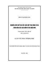 Nghiên cứu chế tạo vật liệu hấp thụ sóng vi ba trên nền vật liệu gốm từ và điện môi 