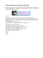 Code tạo thanh cảm ơn rất pro cuối trang