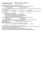 de thi hoa 9 ki II  5/2010 2011