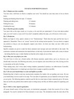 TEN KEYS FOR WRITING ESSAYS 