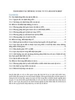 THẨM ĐỊNH tài CHÍNH dự án đầu tư của DOANH NGHIỆP