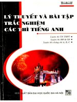 Lý thuyết và bài tập trắc nghiệm các thì tiếng anh phần 1