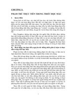 Tiểu luận: PHẠM TRÙ THỰC TIỄN TRONG TRIẾT HỌC MÁC