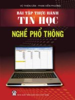Bài tập thực hành tin học nghề phổ thông (tái bản lần thứ nhất)