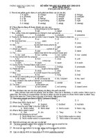 de thi tieng anh lop 8   hoc ki 2