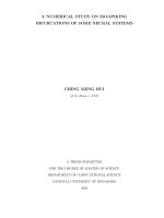 A numerical study on iso spiking bifurcations of some neural systems