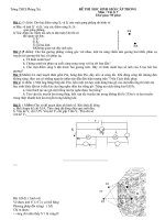 đề thi HSG  lý 7 có đáp án