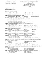 Đề kiểm tra HK II lớp 10 (CB)  kèm đáp án