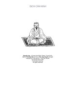 Tìm hiểu Dịch cân kinh