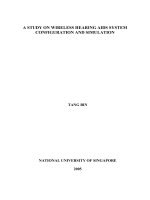 A study on wireless hearing aids system configuration and simulation