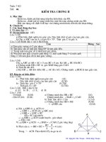 Hình 7 Tiết 46 Đề kiểm tra chương 2