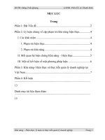 Tiểu luận: Khả năng – hiện thực, lý luận và thực tiễn quản lý doanh nghiệp