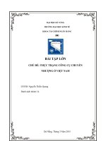 CHỦ đề THỰC TRẠNG CÔNG cụ CHUYỂN NHƯỢNG ở VIỆT NAM