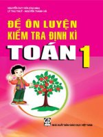Đề ôn luyện kiểm tra định kì toán 1 (bấm nút toàn màn hình để xem đầy đủ)