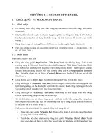 GIÁO TRÌNH EXCEL CƠ BẢN