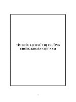 Tìm hiểu lịch sử thị trường chứng khoán việt nam