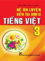 Đề ôn luyện kiểm tra định kì tiếng việt 3 (bấm nút toàn màn hình để xem đầy đủ)