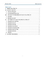 Xác định các loại lãng phí (theo lean) tại công ty cổ phần dược phẩm AM VI