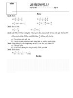 Đề kiểm tra hk II(Toán 6)