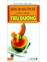 Món ăn bài thuốc chữa bệnh tiểu đường (nhấn nút toàn màn hình để xem đầy đủ)