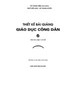 Thiết kế bài giảng Công dân 6