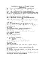 ĐỀ thi HK II Đia lý 6 hay